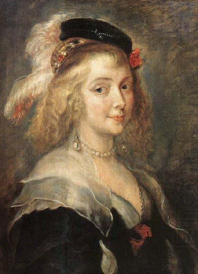 Portrait of Helena Fourment, RUBENS, Pieter Pauwel